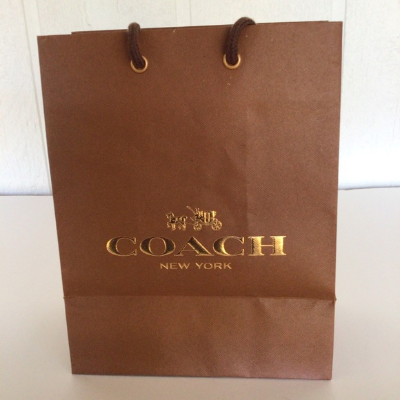 COACH MEDIUM GIFT SHOPPING PAPER BAG - Picture 1 of 7